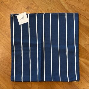 Serena & Lily Jamesport Striped Pillow Case Cover 20” NWT